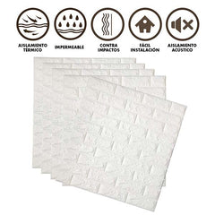 BRICKWALL® - PAPELES PINTADOS AUTOADHESIVOS 3D