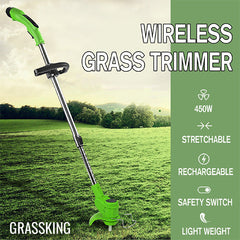 GRASSKING™ - CORTADORA DE CÉSPED INALÁMBRICA