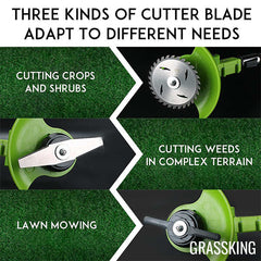 GRASSKING™ - CORTADORA DE CÉSPED INALÁMBRICA
