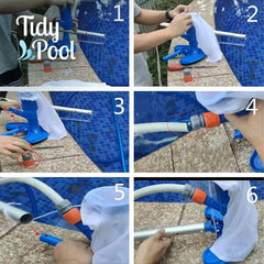 TIDYPOOL ™ - ASPIRADOR SUBACUÁTICO PARA PISCINAS
